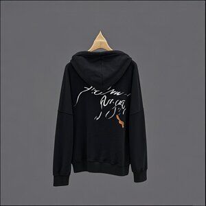 NWT Palm Angels Silicone Logo Washed Hoodie